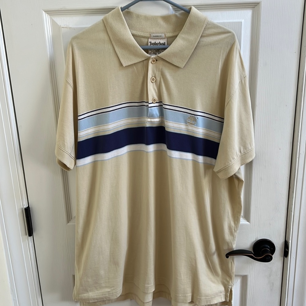 Timberland Classic Fit Tan Polo XXL
